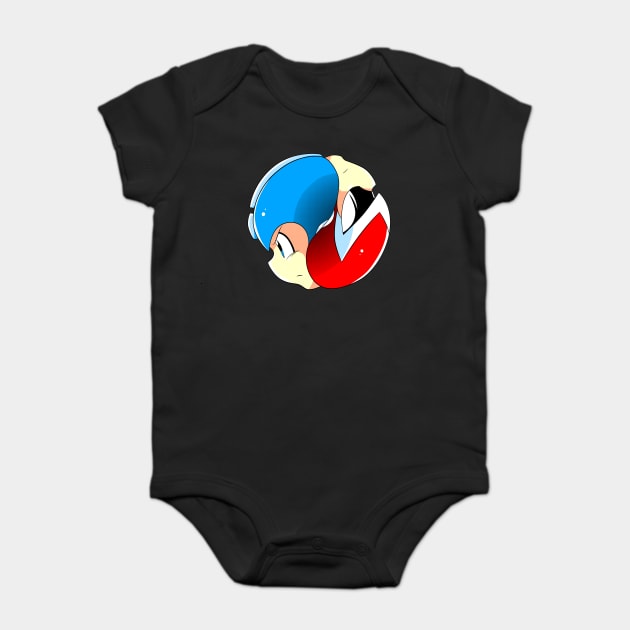 Mega Yin Yang Baby Bodysuit by CoinboxTees